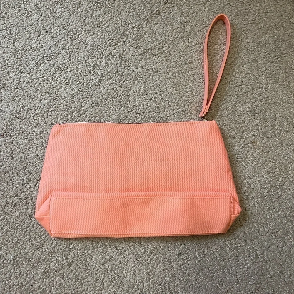 Lancôme Peach Makeup Pouch / clutch‎ New never used